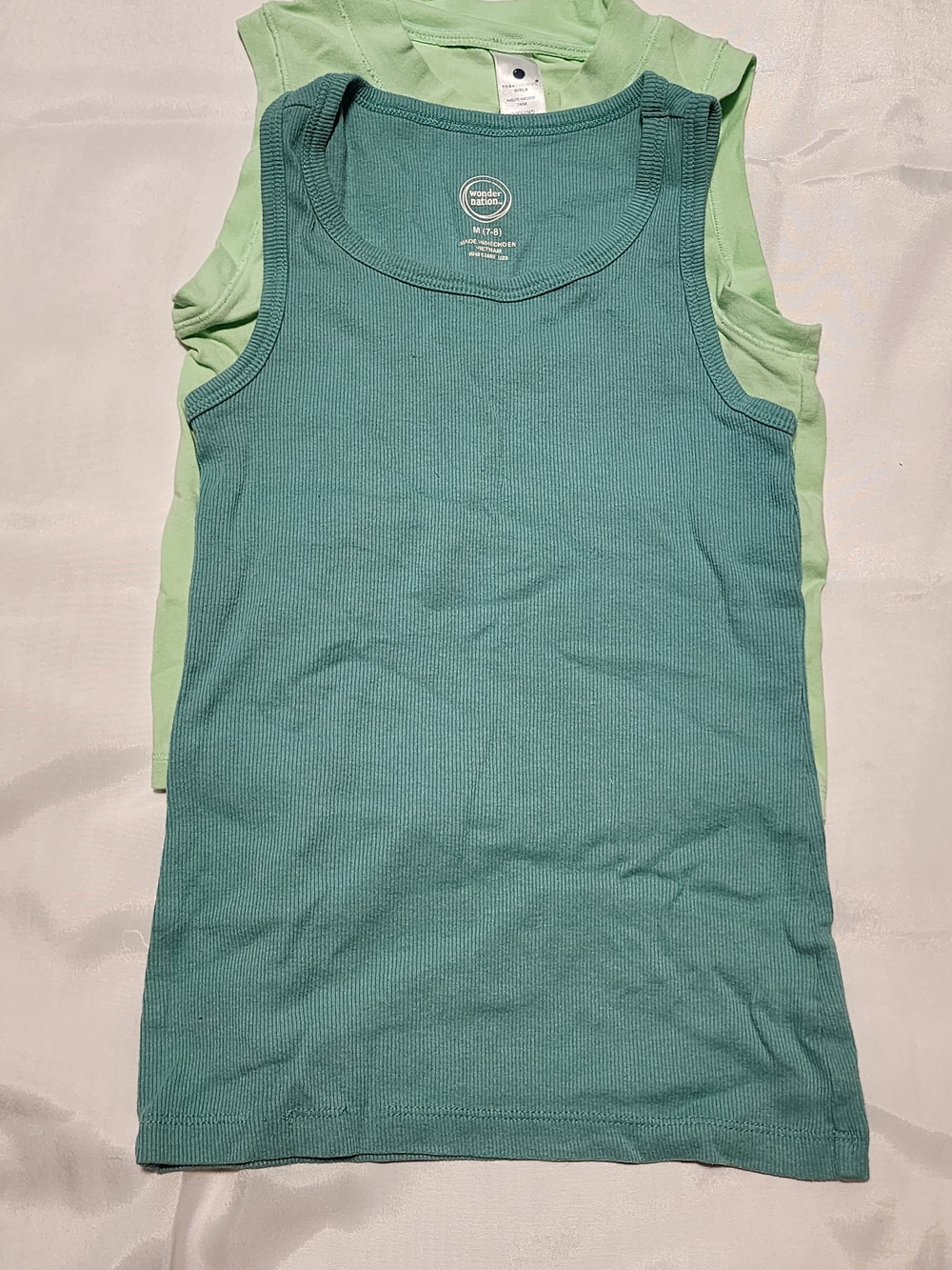 Wonder Nation Ribbed Tank Tops - Orange, Purple, Pink, Teal Yogalicious Tanks - Picture 7 of 8